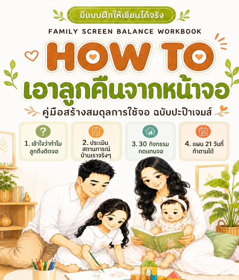 ปก HOW TO เอาลูกคืนจากหน้าจอ